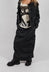 Pencil Skirt with Pockets in Black Gloss - 1070304