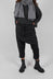 Drop Crotch Belted Trousers in Crow - 1080104