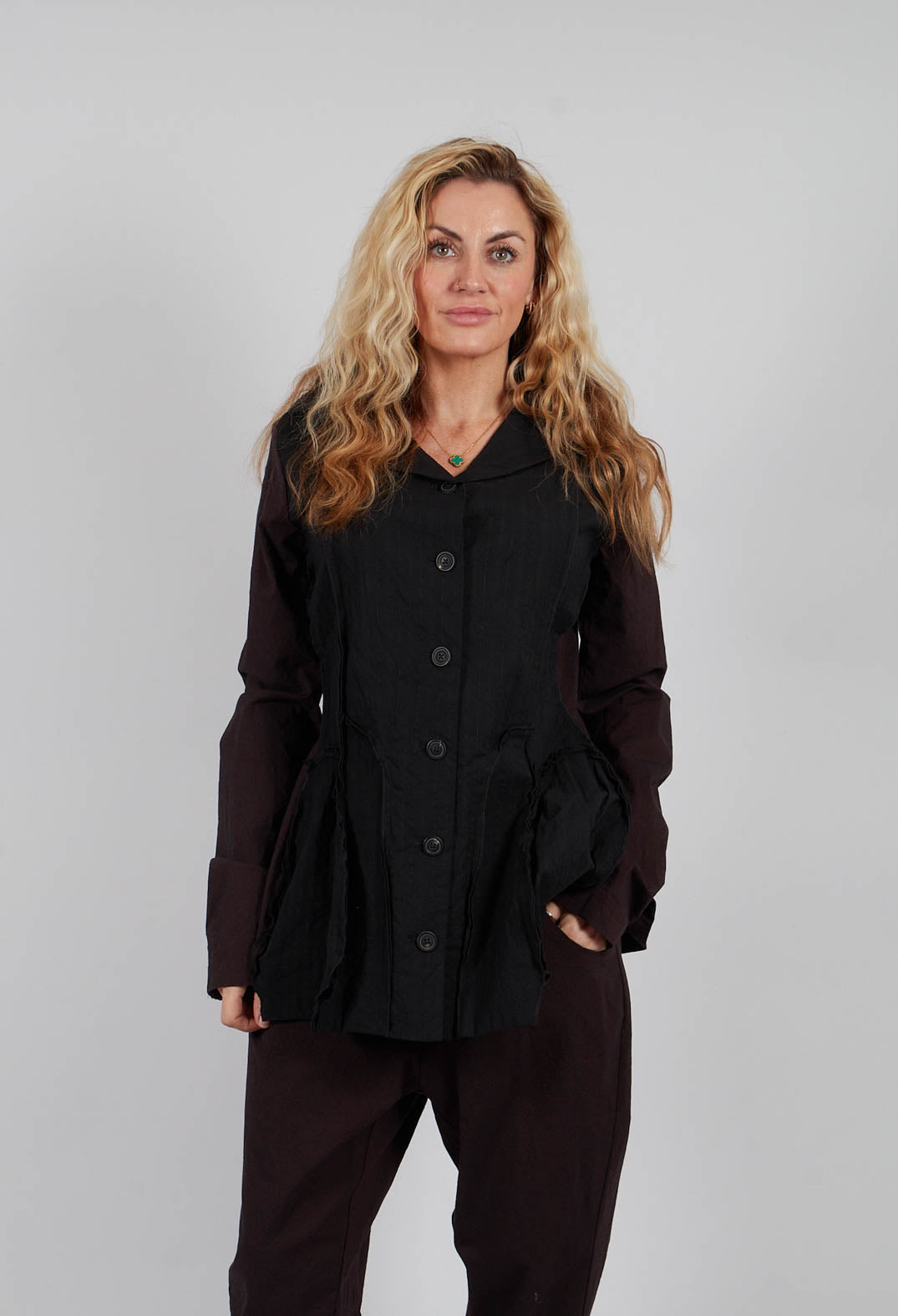 Tulip Hem Jacket in Lt Turf - 1111101