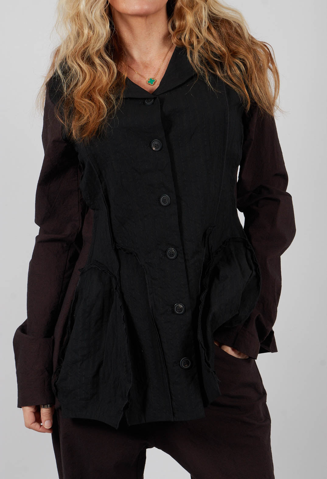 Tulip Hem Jacket in Lt Turf - 1111101