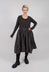 Jersey Dress with Fabric Hem in Swamp - 1180906