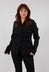 Ruched Blazer in Black - 1211102