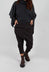 Drop Crotch Trousers with Ruched Leg in Turf - 1210109
