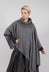 Button Through Cape in Brume Mel - 1337707