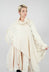 Button Through Cape in Bone - 1337707