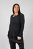 Jumper with Asymmetric Neckline in Crow Mel - 1530701