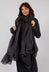 Oversized Cotton Scarf in Swamp Paper - 1551407