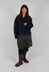 Colour Block Coat in Pine Medium - 2031205