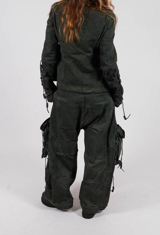 Relaxed Fit Jeans with Pockets in Pine Light - 2060104