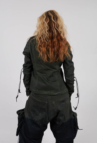 Button Through Jacket in Pine Light - 2061107