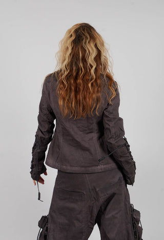 Button Through Jacket in Flamingo Light - 2061107