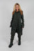 Button Through Coat in Pine Medium - 2061208
