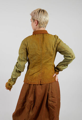 Fitted Jacket in Lagoon Reverse - 2121101