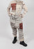 Cotton Drop Crotch Trousers in Backside Print - 2170104