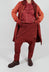 Drop Crotch Trousers with Large Pockets in Crab Cloud - 2240105