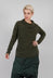High Neck Jumper in Pine - 2440701