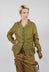 Button Up Jacket in Lagoon Cloud - 2471105