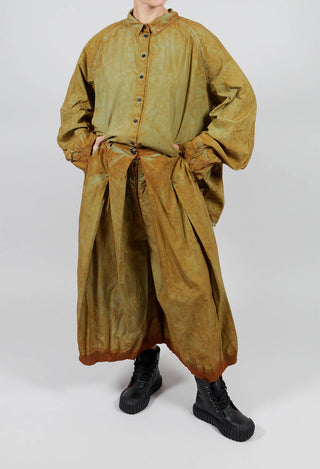 Box Pleat Culottes in Lagoon Cloud - 2530106