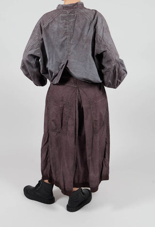 Box Pleat Culottes in Flamingo Cloud - 2530106