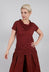 Cowl Neck T-Shirt in Crab Cloud - 2560502