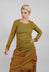 Fitted Long Sleeve T-Shirt in Lagoon Cloud - 2560507