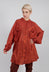 Oversized Shirt Dress in Crab Cloud - 2580903