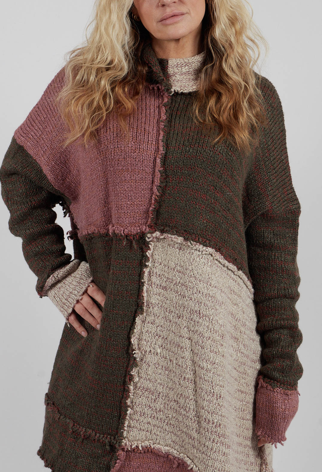 Exposed Seam Knitted Tunic in Original - 2657002