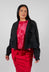 Cropped Utility Jacket in Black - 3201102