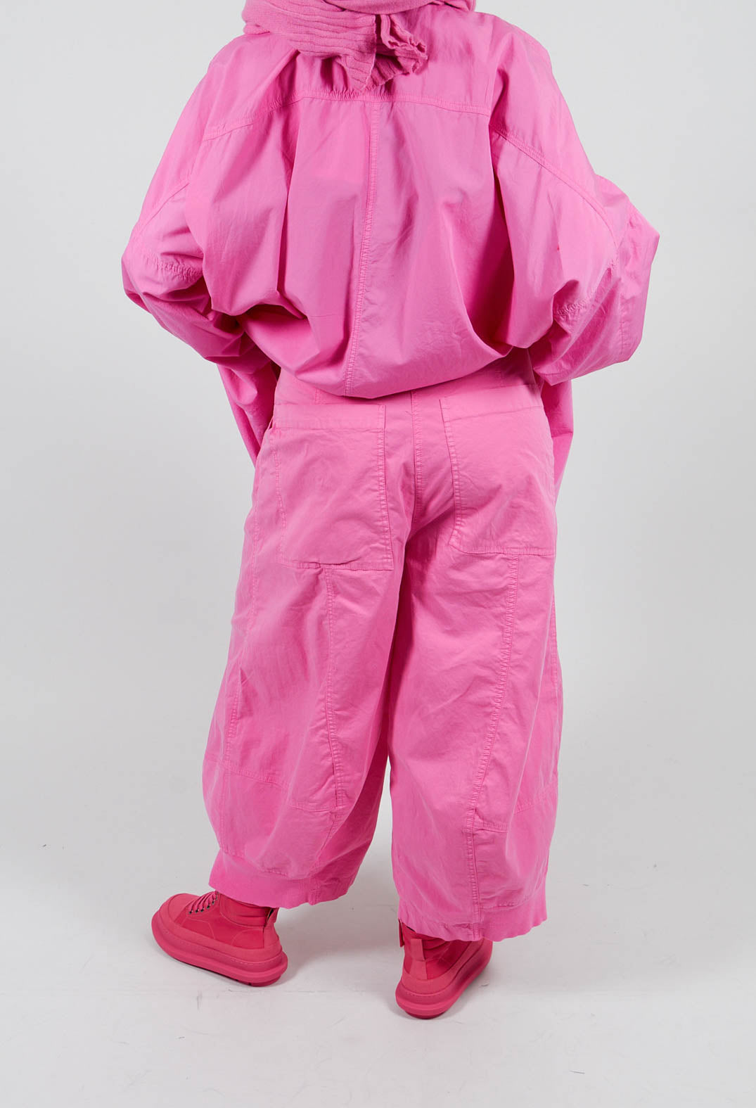 Cropped Balloon Leg Trousers in Lily - 3200105