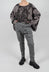 Slim Leg Utility Trousers in Dark Grey - 3200107