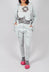 Slim Leg Utility Trousers in Light Grey - 3200107