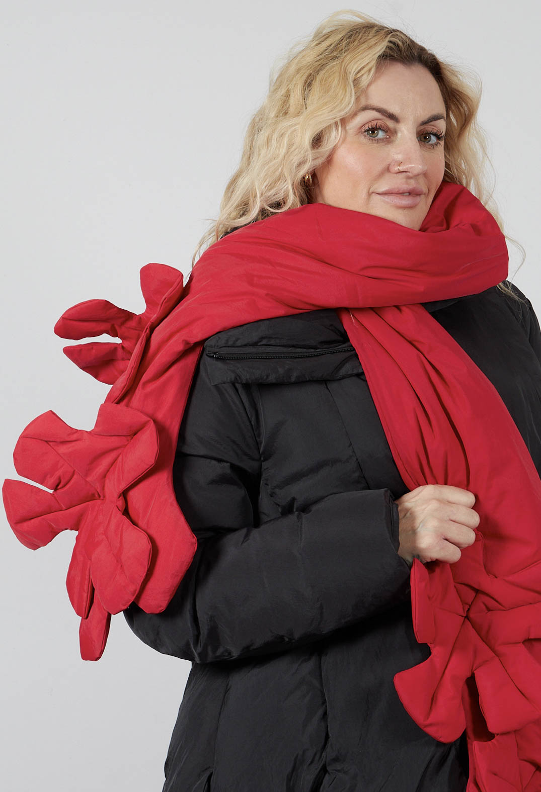 Padded Scarf in Rose - 3211425