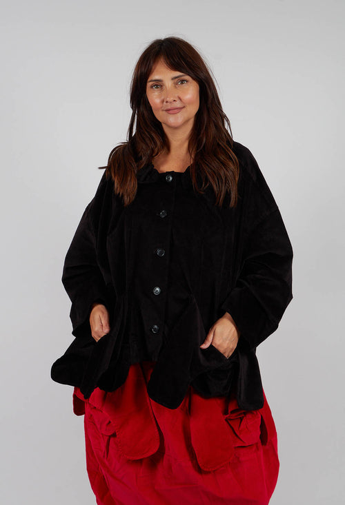 Short Jacket with Feature Pockets in Black - 3231101