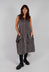 Velvet Dress with Feature Pockets in Dark Grey - 3230907