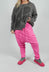 Drop Crotch Trousers with Circular Pocket in Lily - 3250102