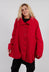 Tulip Hem Jacket with Raw Edges in Rose - 3281102