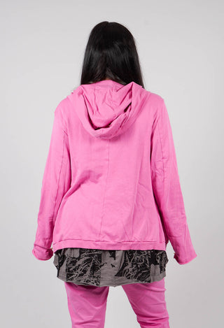Zip Up Hooded Jacket in Lily with Lotusflock - 3291115