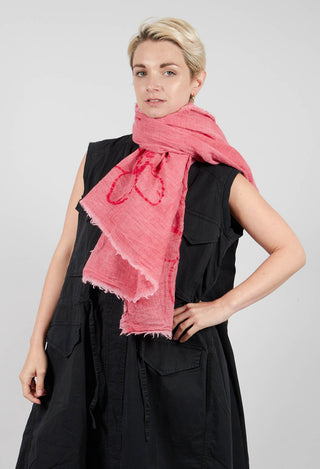 Lightweight Motif Scarf in Rose with Lotusflock - 3361404