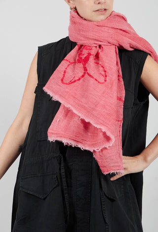 Lightweight Motif Scarf in Rose with Lotusflock - 3361404