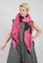 Lightweight Scarf with Raw Edges in Lily Print - 3361406