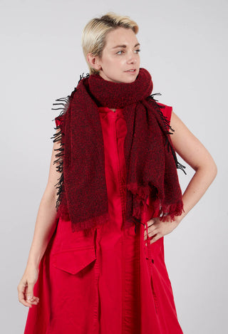 Raw Edge Scarf in Rose - 3361407