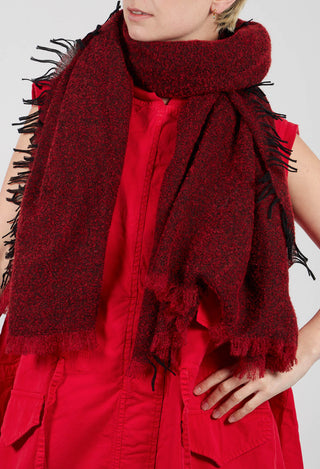 Raw Edge Scarf in Rose - 3361407