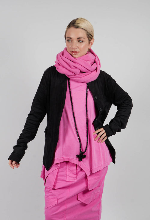 Button Through Jacket in Black - 3421106