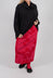 Longline Pencil Skirt in Rose Print - 3440301