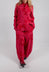 Pull On Balloon Leg Trousers in Rose Print - 3440110