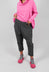 Pull On Drop Crotch Trousers in Black Check - 3440131
