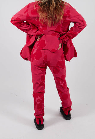 Pull On Skinny Fit Trousers in Rose Print - 3440112