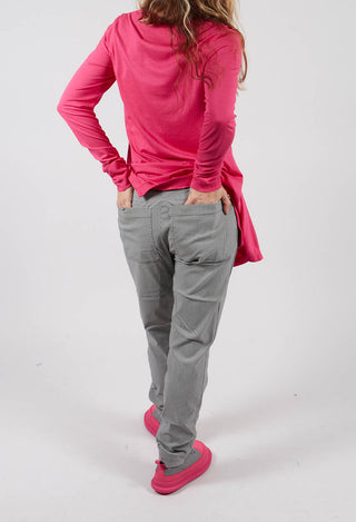 Pull On Skinny Fit Trousers in Dark Grey Check - 3440132