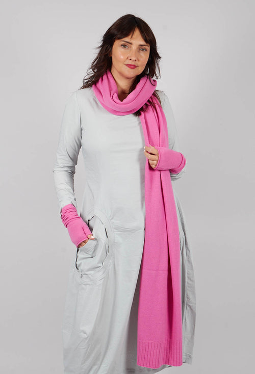 Scarf with Ribbed Detail in Lily - 3457704
