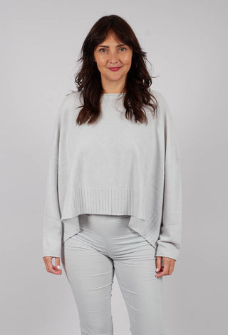 Relaxed Fit Jumper in Light Grey - 3450708